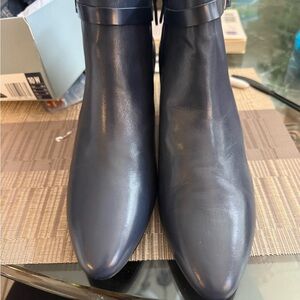 Cole Haan Navy Ankle Boots